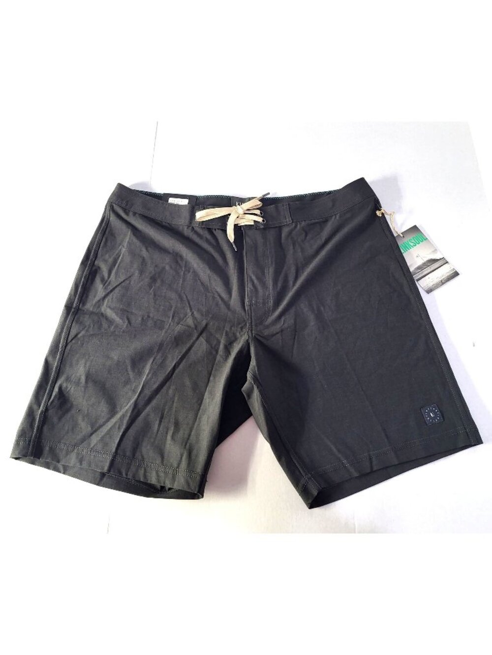 LINKSOUL Boardwalker Mens Shorts Hybrid Land or Sea SZ 36 Black LS6113